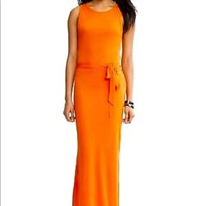 Banana Republic Orange Patio Dress